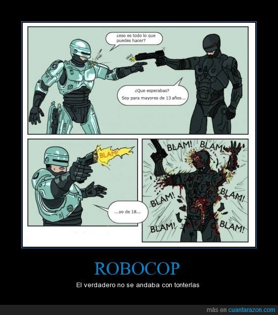Hablemos de series y películas RoboCop-vs-RoboCop